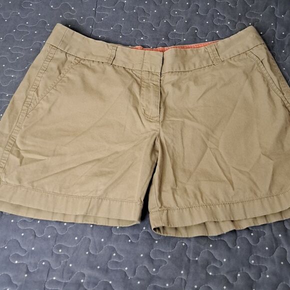 J. Crew Pants - J. Crew tan broken in shorts size 4